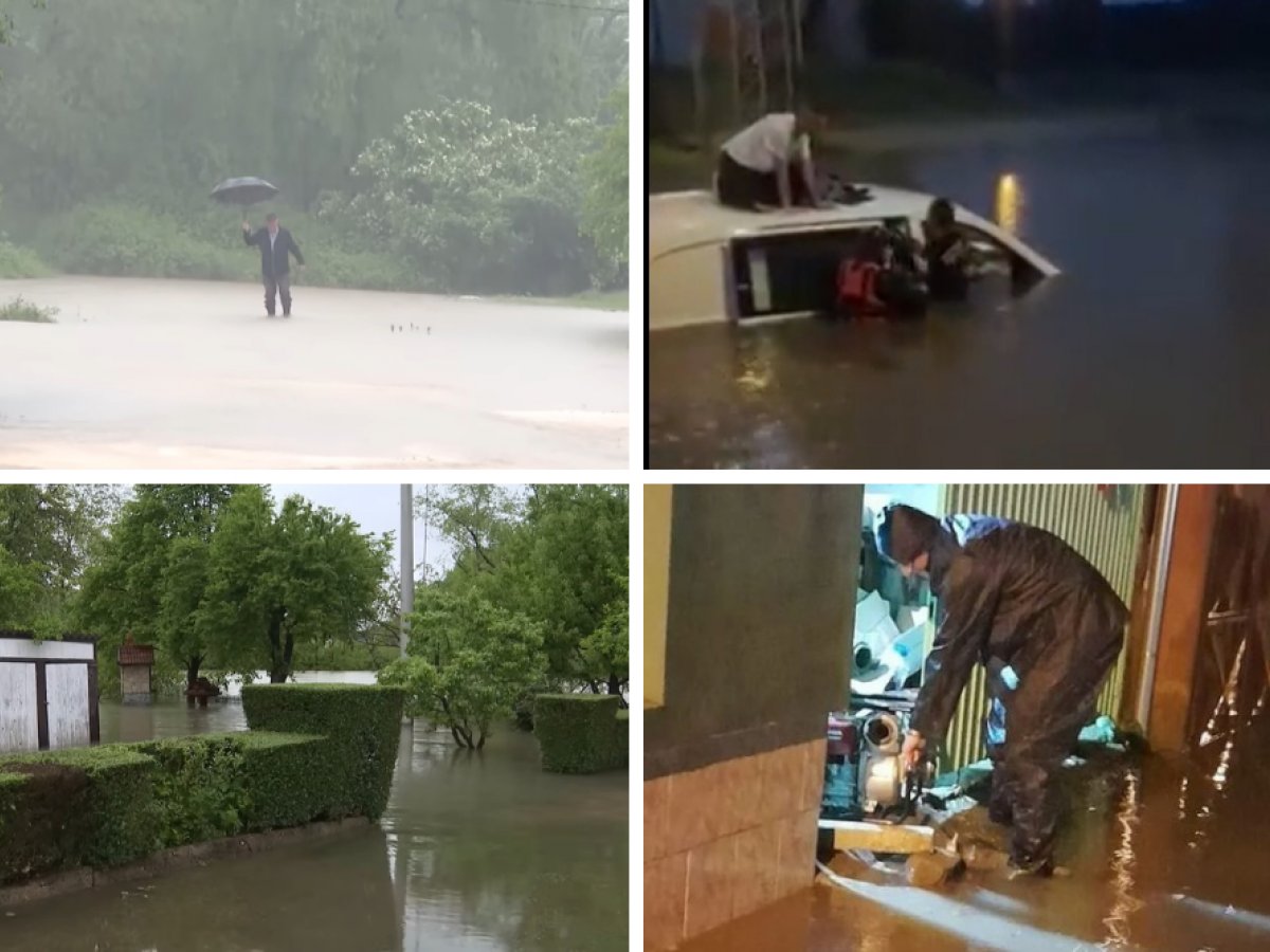 POPLAVE NA ZAHODU BOSNE SE UMIRJAJO V Srbiji toča velika kot orehi